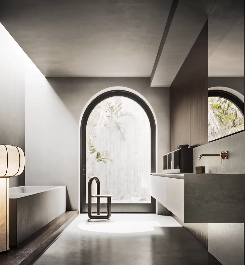 Contemporary Luxury Italian Bathrooms with floating vanity and architectural wellness design by Pedini Vancouver