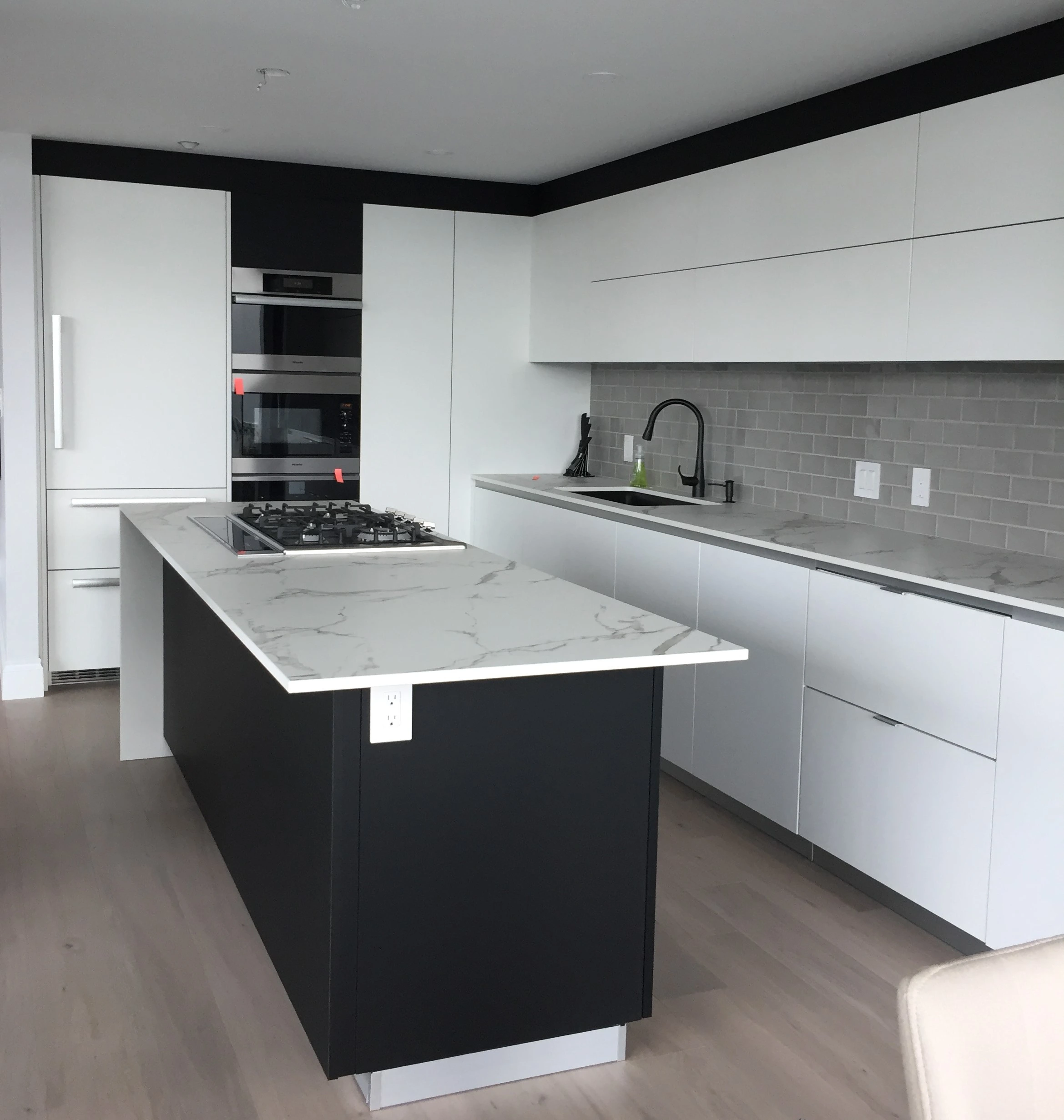 Luxury kitchen cabinets and contemporary Italian interior project by Pedini Vancouver