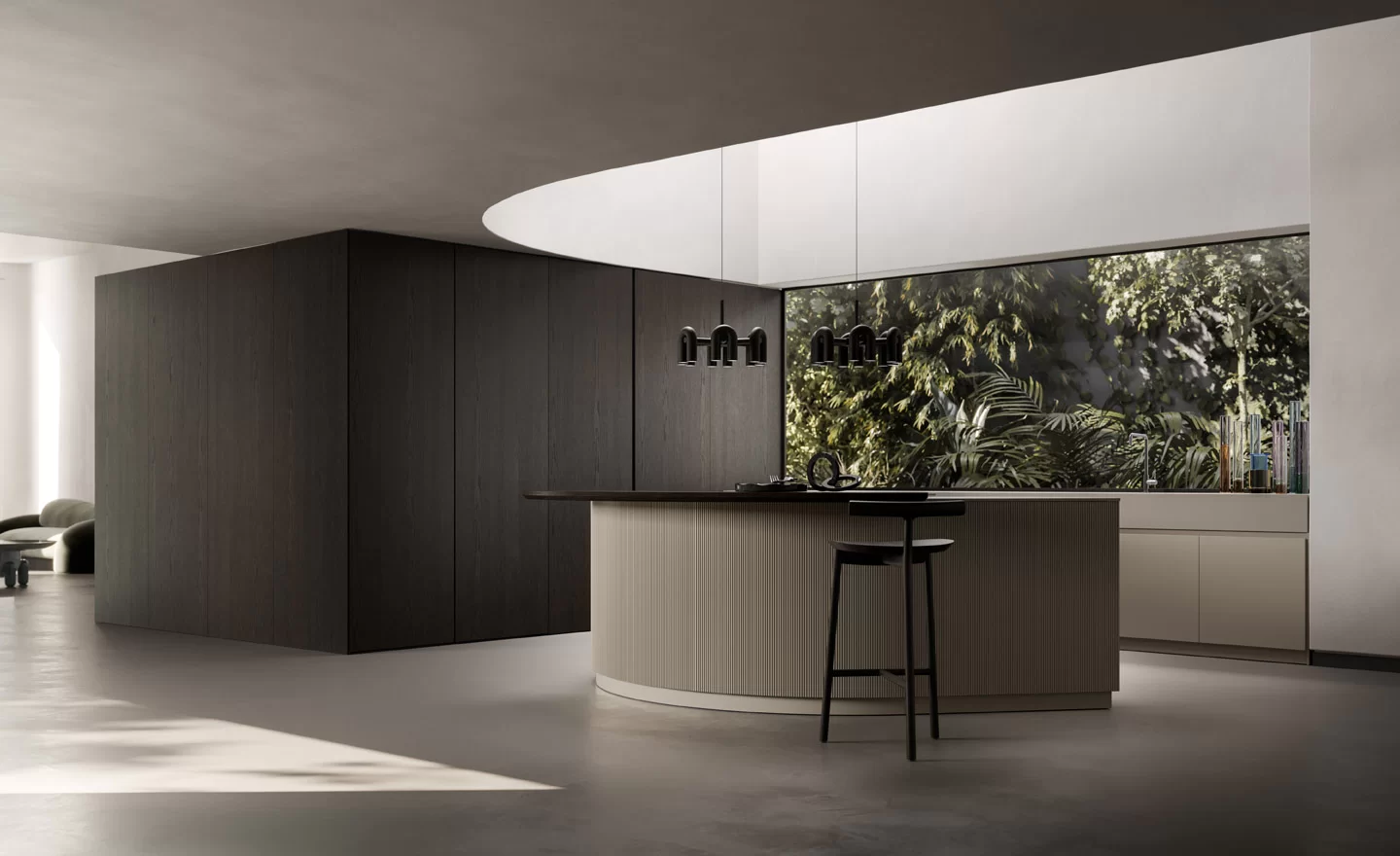 Pedini Vancouver Arke Shape kitchen gallery image